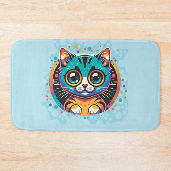 Item preview, Kitty. Cute little cat. Drawing. Multicolored. Cheerful Kitty. designed and sold by MagelliShop.