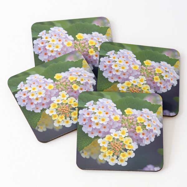 Item preview, Lilac And Yellow Lantana Botanical Art designed and sold by taiche.