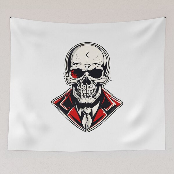 Item preview, Gangster Skull Mafia Boss designed and sold by Tom-Johnson.