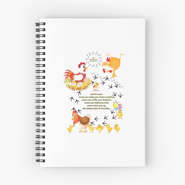 Item preview, Life with funny hens, chickens, chics and Cockrills  (sayings) designed and sold by Mara9.