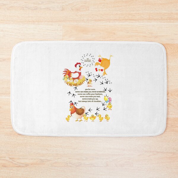 Item preview, Life with funny hens, chickens, chics and Cockrills  (sayings) designed and sold by Mara9.