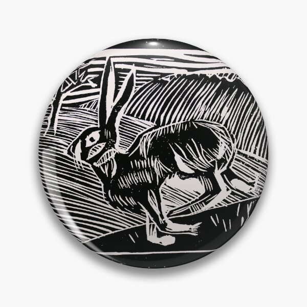 Item preview, Sussex Brown Hare (lino cut) designed and sold by Russell Honeyman.
