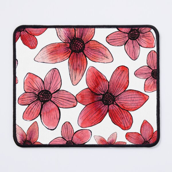 Item preview, Red Flowers Seamless Pattern designed and sold by Aithlin123.
