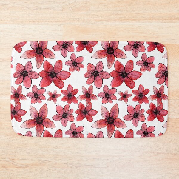Item preview, Red Flowers Seamless Pattern designed and sold by Aithlin123.