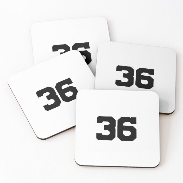 Item preview, 36, thirty-six, black, University designed and sold by Numbers-Art.