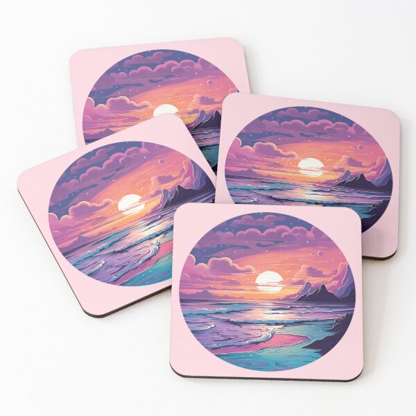 Item preview, Dusk at Romantasy Beach designed and sold by RomantasyRealm.