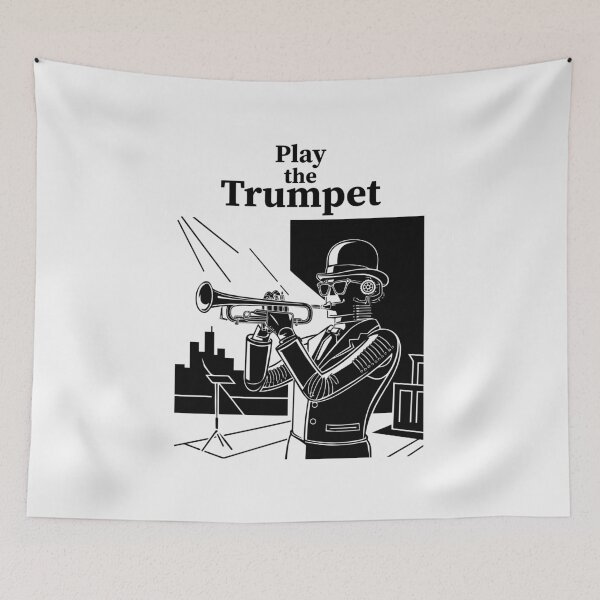 Item preview, The trumpeteer Robot designed and sold by paulo silveira.