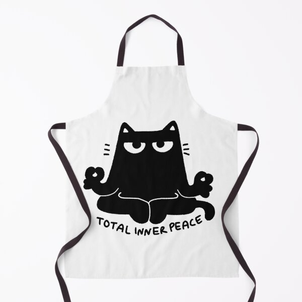 Item preview, meditating black cat designed and sold by loulou-artifex.