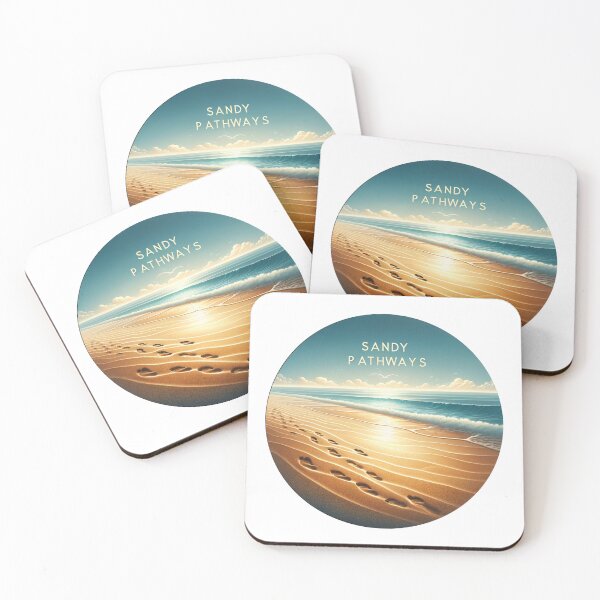 Item preview, Ocean Shoreline Journey: Footprints Along the Sand - Peaceful Beach Walk T-Shirt for Sea Lovers and Wanderers designed and sold by epicevolution.