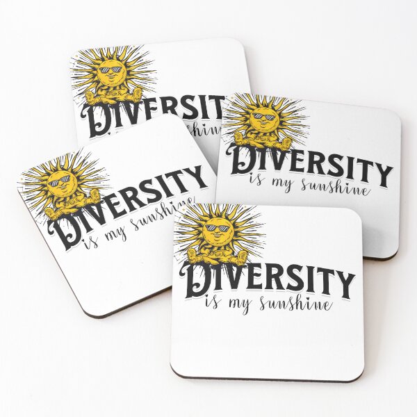 Item preview, Embrace Diversity is My Sunshine designed and sold by Belarte.shop.