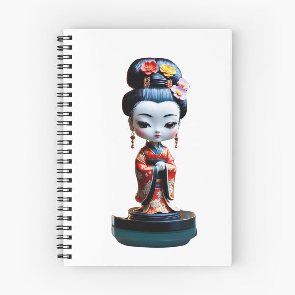 Item preview, Beautiful geisha sculpture, kimono , cherry blossom, sakura, hanami designed and sold by Coolparrotgirl.