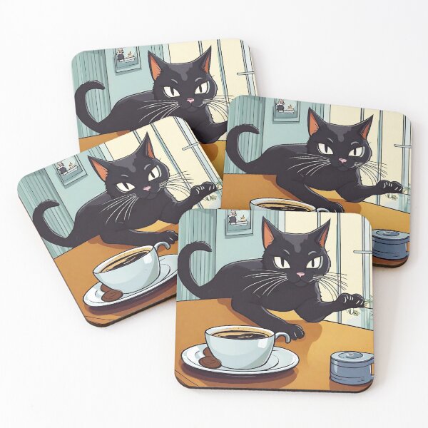 Item preview, Black Cat Caffeine Crash 2 designed and sold by Tom-Johnson.