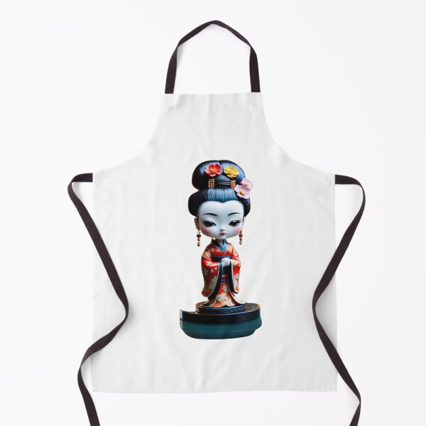 Item preview, Beautiful geisha sculpture, kimono , cherry blossom, sakura, hanami designed and sold by Coolparrotgirl.
