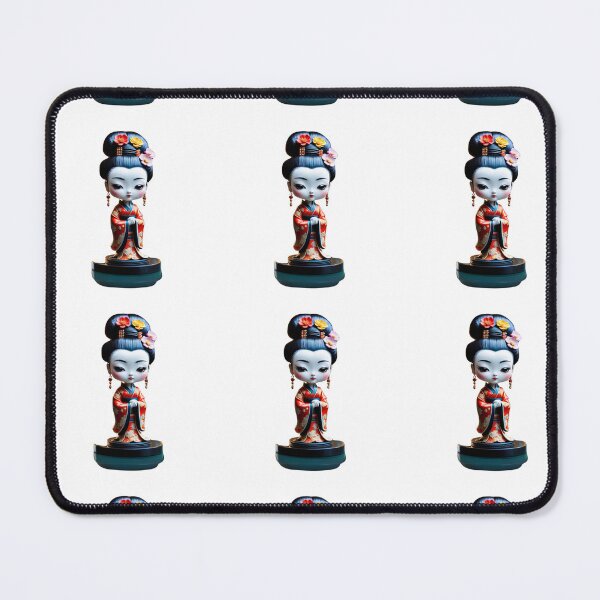 Item preview, Beautiful geisha sculpture, kimono , cherry blossom, sakura, hanami designed and sold by Coolparrotgirl.
