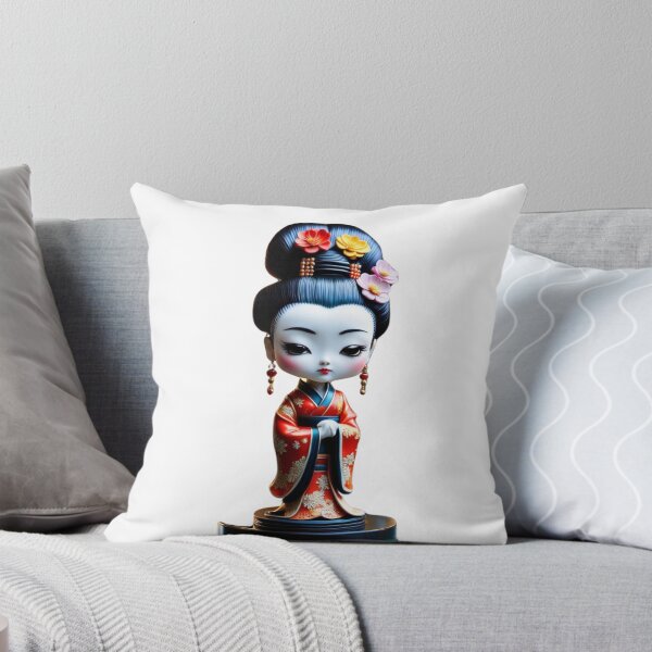 Item preview, Beautiful geisha sculpture, kimono , cherry blossom, sakura, hanami designed and sold by Coolparrotgirl.
