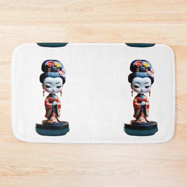 Item preview, Beautiful geisha sculpture, kimono , cherry blossom, sakura, hanami designed and sold by Coolparrotgirl.