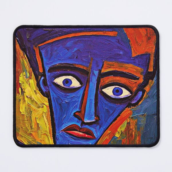 Item preview, Psychedelic Perception: Abstract Art with Complex Facial Expression designed and sold by REALKIRAN.