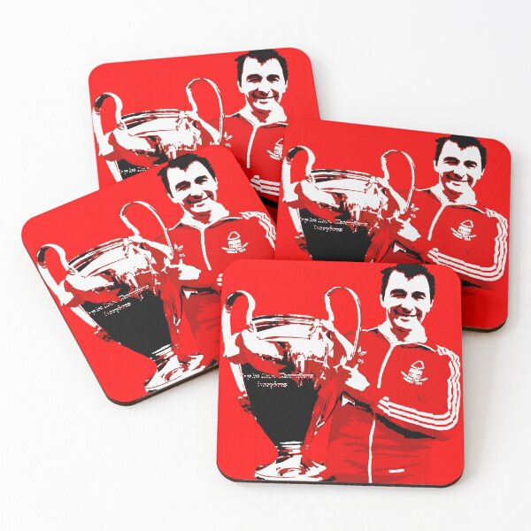 Item preview, BRIAN CLOUGH. 1979 EUROPEAN CHAMPIONS. ON RED. designed and sold by 5hertz.