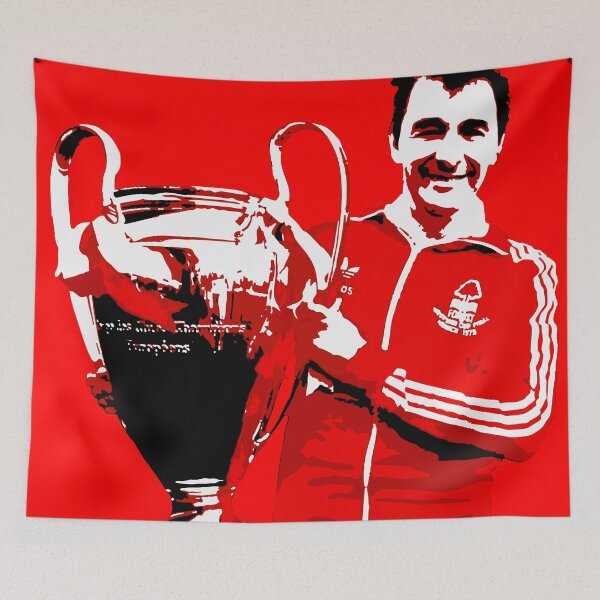 Item preview, BRIAN CLOUGH. 1979 EUROPEAN CHAMPIONS. ON RED. designed and sold by 5hertz.