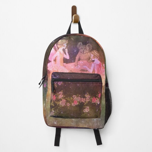 Item preview, Vintage Art : Fairies and Koala Picnic : Pastel Rainbow Edition designed and sold by Shloo.