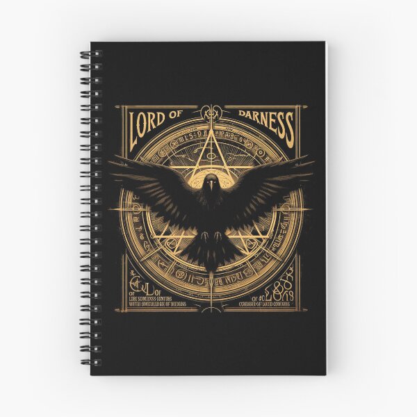 Item preview, Lords of Darkness, Raven, Pentagram, Eclipse, Full Moon, Wings, Poster designed and sold by CrisMor-Art.