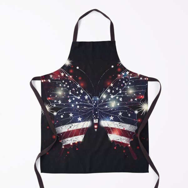 Item preview, fireworks american flag neon butterfly designed and sold by dcrc.