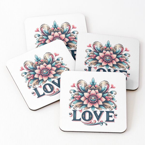 Item preview, Floral and colorful love designed and sold by LV-creator.