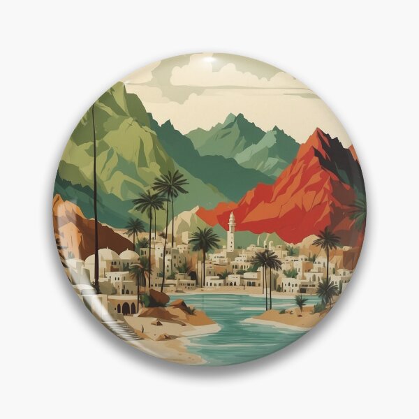 Item preview, Hatta United Arab Emirates Vintage Travel Tourism  designed and sold by TravelersGems.