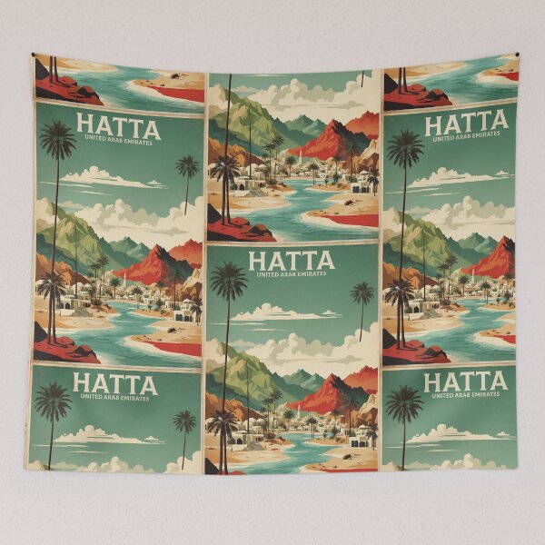 Item preview, Hatta United Arab Emirates Vintage Travel Tourism  designed and sold by TravelersGems.