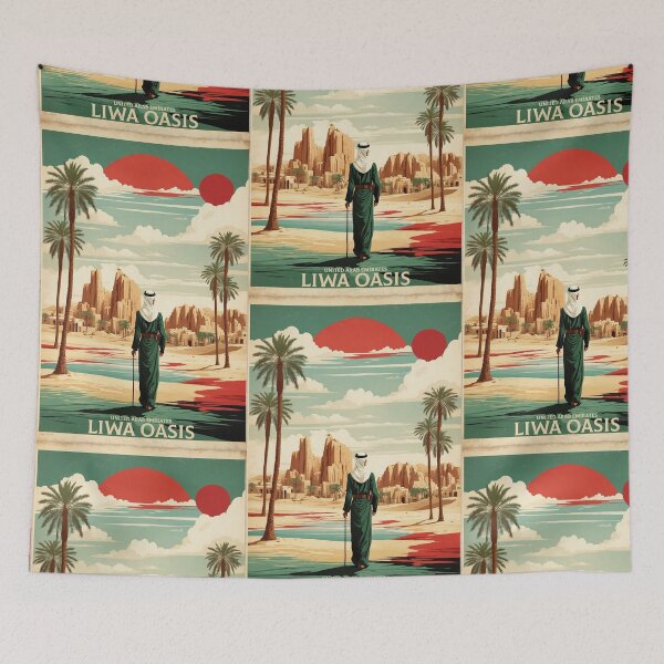 Item preview, Liwa Oasis United Arab Emirates Vintage Travel Tourism  designed and sold by TravelersGems.