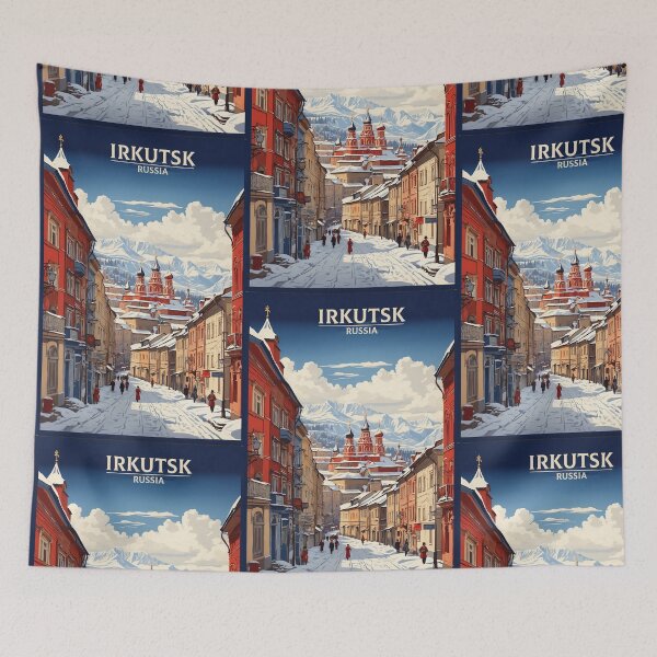 Item preview, Irkutsk Russia Vintage Travel Tourism  designed and sold by TravelersGems.