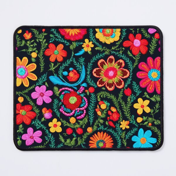 Item preview, Traditional Mexican Floral Embroidery 2 designed and sold by Tom-Johnson.
