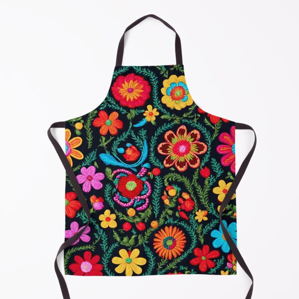 Item preview, Traditional Mexican Floral Embroidery 2 designed and sold by Tom-Johnson.