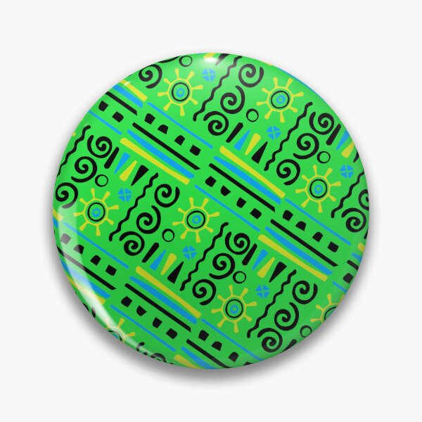 Item preview, sun and lines pattern green designed and sold by bukajart.