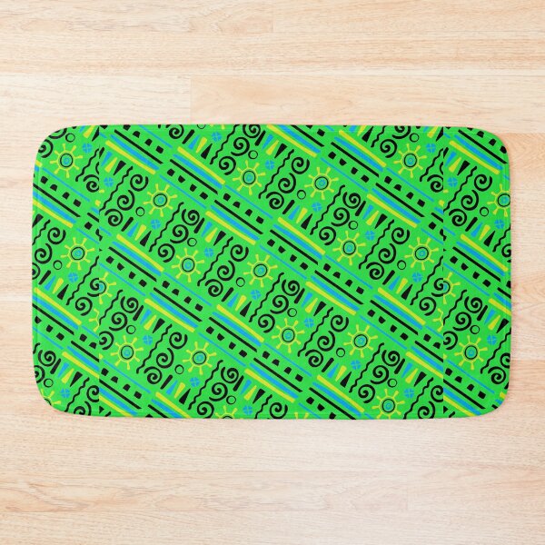 Item preview, sun and lines pattern green designed and sold by bukajart.