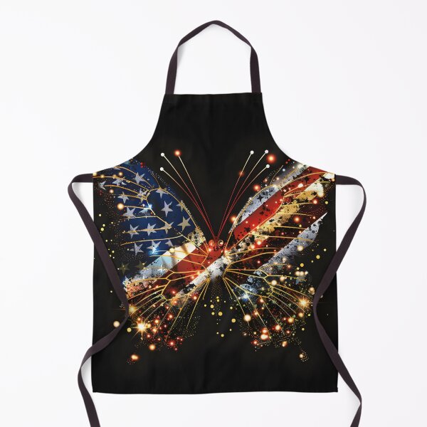 Item preview, fireworks american flag neon butterfly designed and sold by dcrc.
