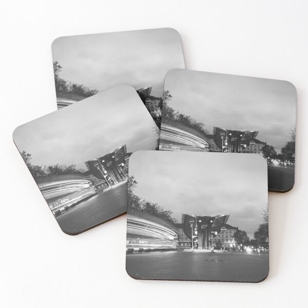 Item preview, Nighttime dynamics at Oberhausen bus station designed and sold by Ruhrpott2024.