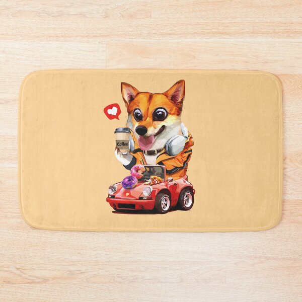 Item preview, Driving Cute Corgi designed and sold by pxlG.