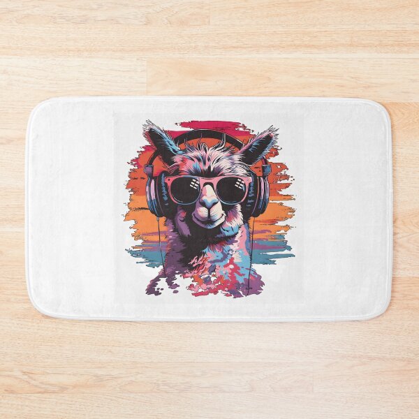 Item preview, Summery DJ Lama / Alpaca with sunglasses in cool style designed and sold by MLArtifex.