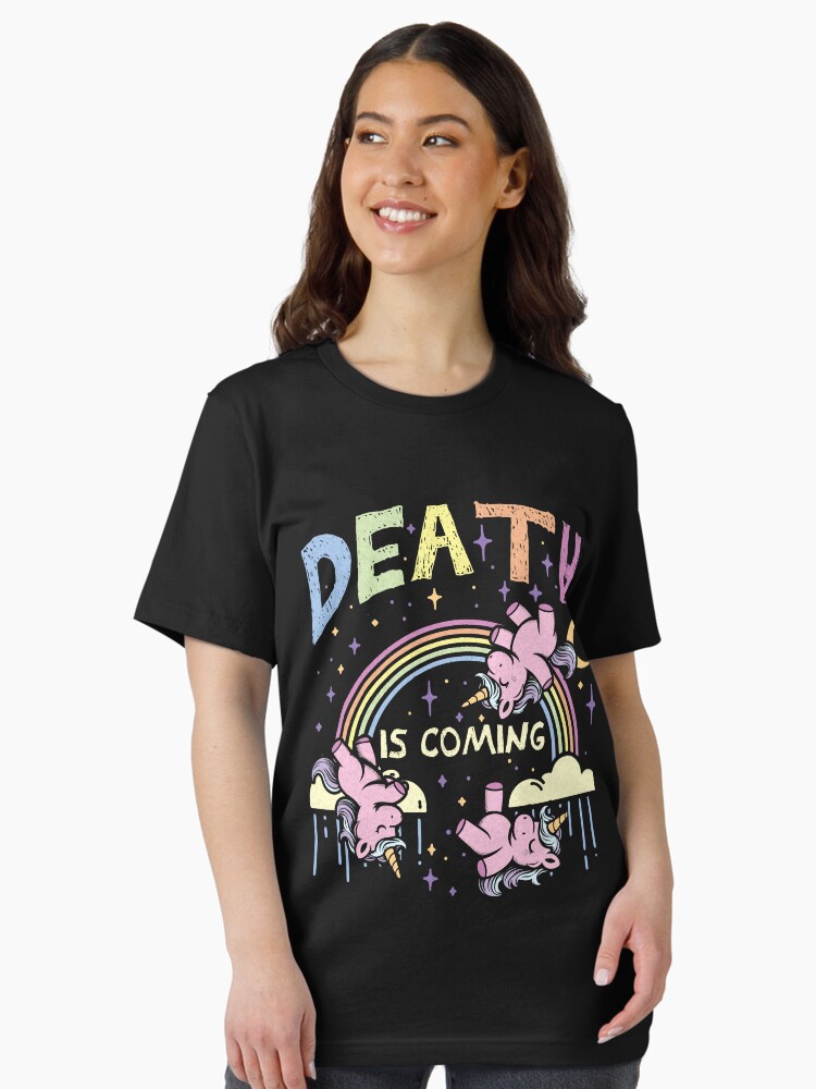 Thumbnail 2 of 7, Essential T-Shirt, Death is coming designed and sold by v-nerd.