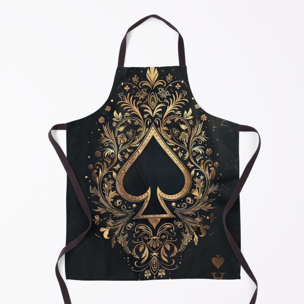 Item preview, Black Filigree Ace of Spades designed and sold by OccultDreams.