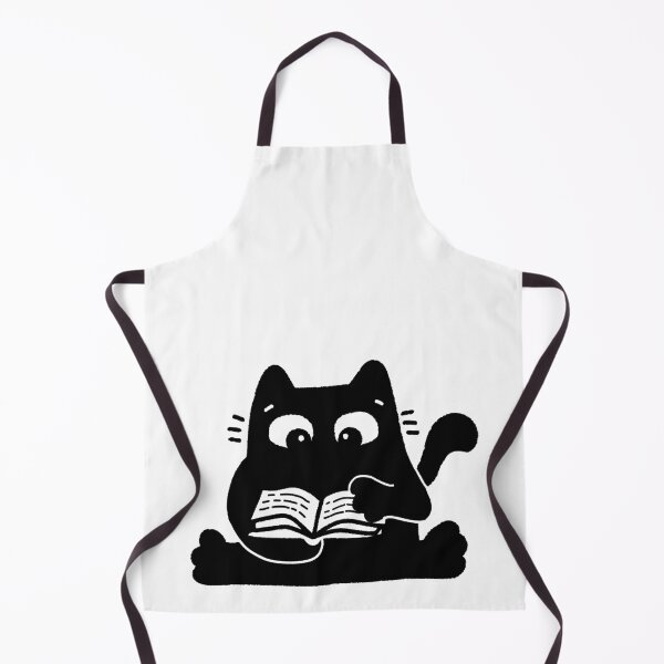 Item preview, Black reading cat designed and sold by loulou-artifex.