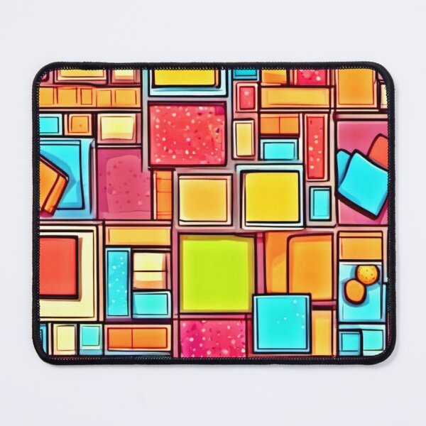 Item preview, Shape-Filled Squares: Comic Art designed and sold by Health And Fitness Posts e-Store.