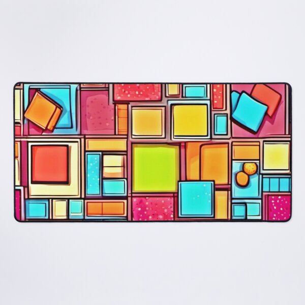 Item preview, Shape-Filled Squares: Comic Art designed and sold by Health And Fitness Posts e-Store.