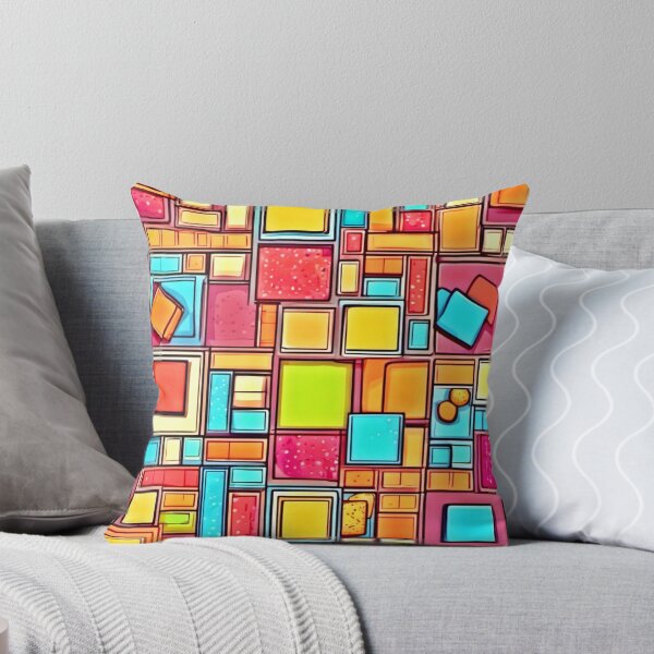 Item preview, Shape-Filled Squares: Comic Art designed and sold by Health And Fitness Posts e-Store.