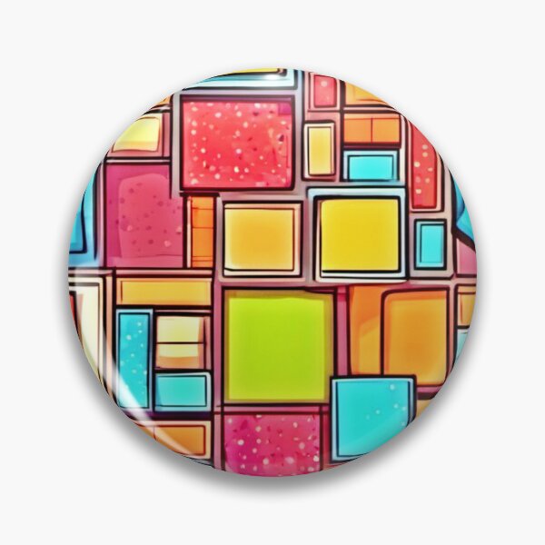 Item preview, Shape-Filled Squares: Comic Art designed and sold by Health And Fitness Posts e-Store.