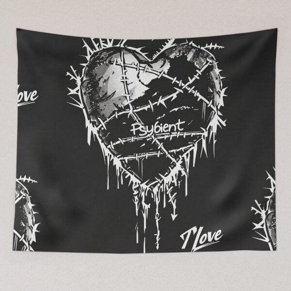 Item preview, Gothic Psybient Love in Vintage Style designed and sold by Piotrek0001.