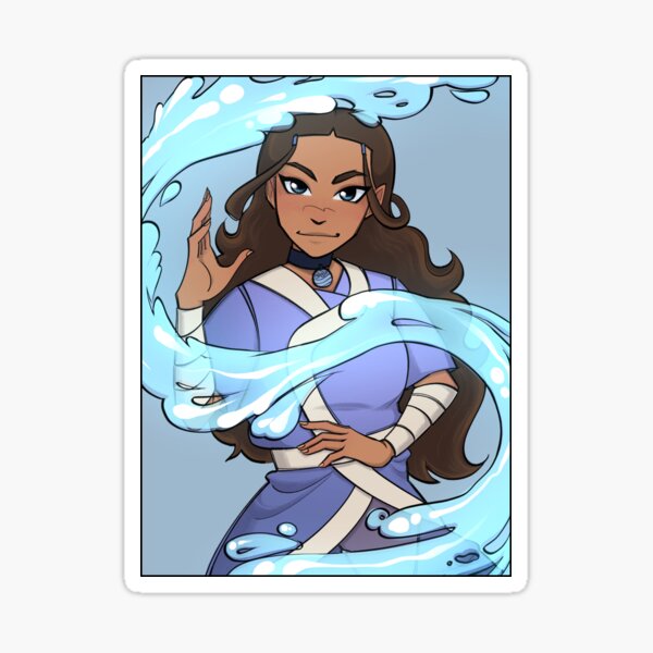 Vista previa del artículo con la obra «Avatar - Agua: Katara», diseñado y vendido por iz2ySHOP.