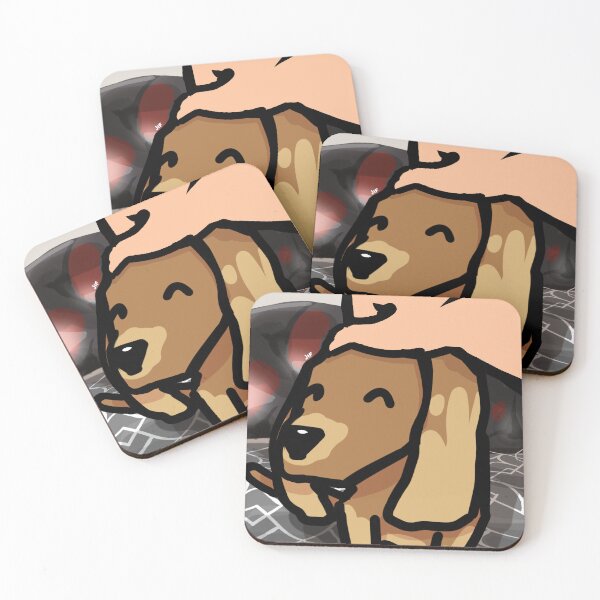 Item preview, #048 Petting Dog designed and sold by Jasmine Froley.
