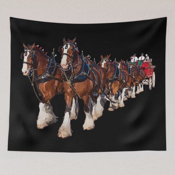 Item preview, Clydesdale Eight Horse Hitch designed and sold by Lakeric Cityscapes.